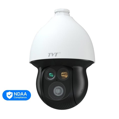Тепловізійна IP-відеокамера TVT TD-5635E1-VT2(PE/432/VL30/25mm) Thermal 384*288 f=25mm Optical PTZ 4Mp f=4.8-154mm