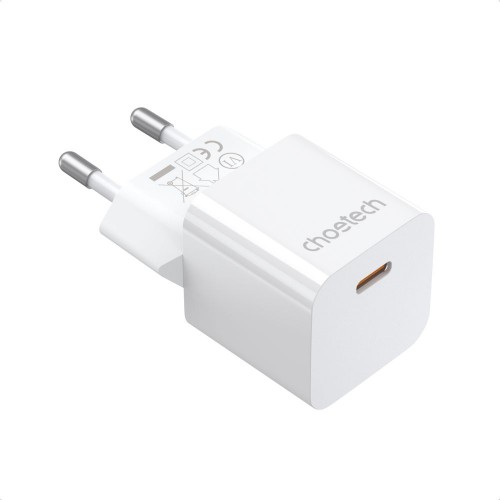 Сетевое зарядное устройство для Choetech PD5010 PD20W GAN USB-C White