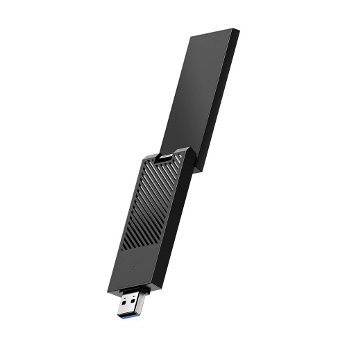Адаптер WiFi 6E Cudy WU5400 тридіапазонний з USB 3.0 AX5400