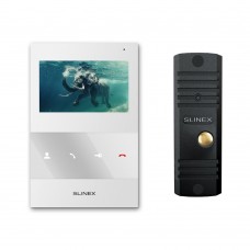 Комплект відеодомофона Slinex SQ-04M White + ML-16HR Black