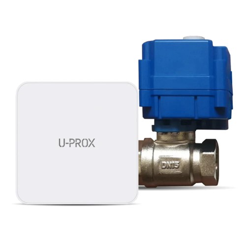 Комплект «антипотоп» ITV U-Prox Valve DN20 с электроклапаном перекрытия воды 3/4" и устройством управления клапаном