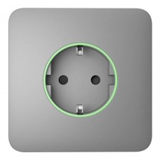 Фронтальная панель Ajax SoloCover (smart) [type F] [55] ASP fog/дымная для умной розетки Outlet (type F)
