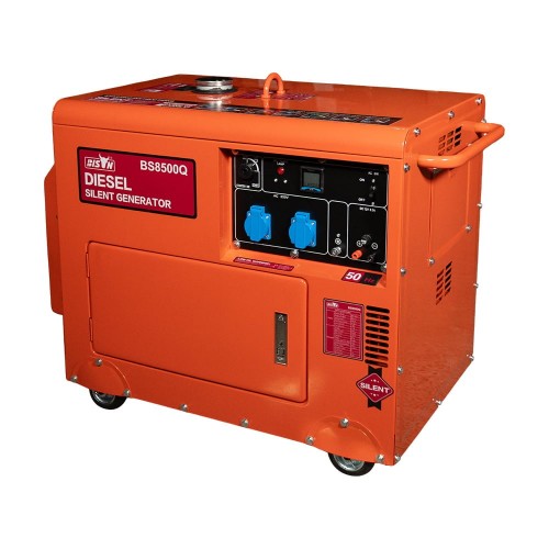 Генератор дизельный однофазный 5 кВт Bison BS8500Q