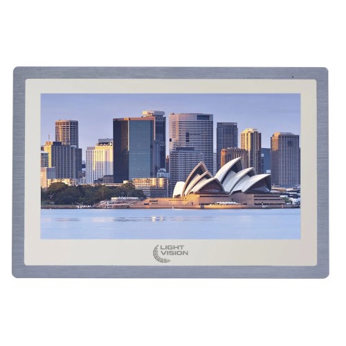 Видеодомофон 10” Light Vision SYDNEY FHD Silver/White
