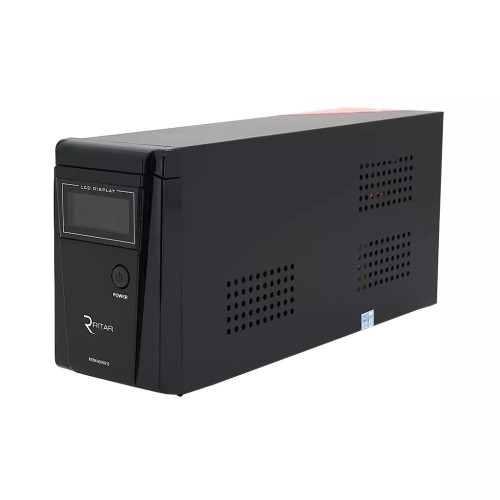 Источник бесперебойного питания под внешний аккумулятор Ritar RTSW-600ND12 LCD с правильной синусоидой