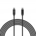 Кабель Choetech ХСС-1035 Black USB-C to USB-C PD3.1 240W 1m