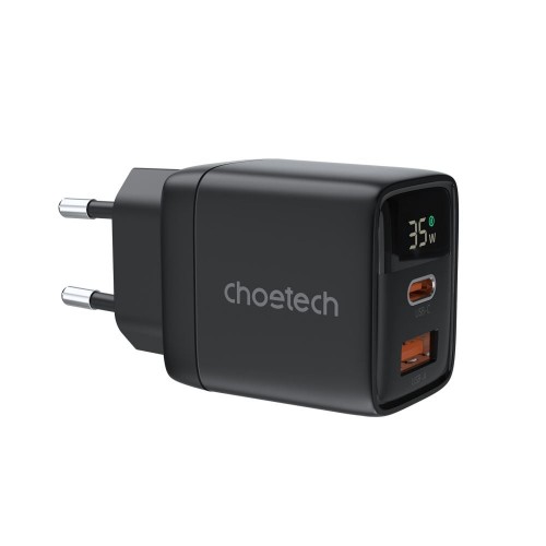 Сетевое зарядное устройство для Choetech PD6052 PD35W GAN A+C Black