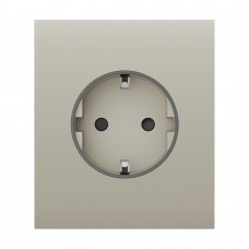 Фронтальная панель Ajax CenterCover (basic) [type F] ivory/слоновая кость для розетки Outlet (type F)