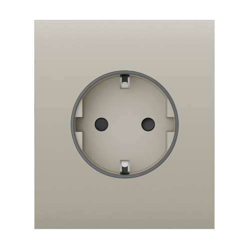 Фронтальная панель Ajax CenterCover (basic) [type F] ivory/слоновая кость для розетки Outlet (type F)