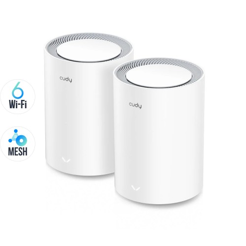 Маршрутизатор WiFi Mesh-система WiFi 6 Cudy M1800 (2-Pack) 2 штуки двухдиапазонные гигабитные