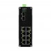 PoE-комутатор 10-портовий керований L2+ E-LINK LNK-IMC208-2.5GPM-SFP+ 2.5G з 8 портами PoE, 240W