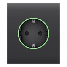 Фронтальная панель Ajax CenterCover (smart) [type F] [55] ASP graphite/графит для умной розетки Outlet (type F)