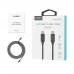Кабель Choetech ХСС-1035 Black USB-C to USB-C PD3.1 240W 1m