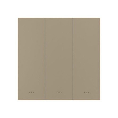 Розумний вимикач світла на 3 канали ZigBee Akubela SM-3G Gold