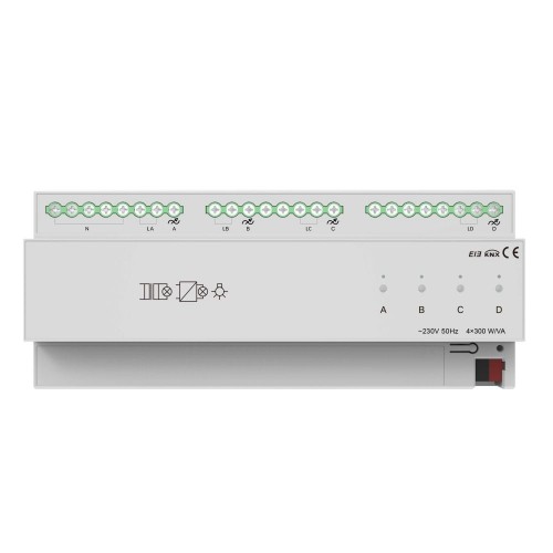 Тиристорний димер на 4 канали 300W, KNX Akubela KXAC-B1D4P300