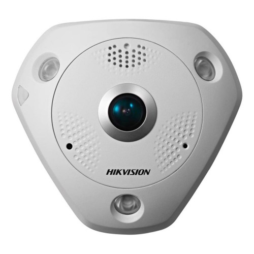 IP-видеокамера 12MP Hikvision DS-2CD63C5G0E-IVS(B) f=2mm Fisheye, с 2 микрофонами