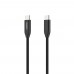 Кабель Choetech ХСС-1035 Black USB-C to USB-C PD3.1 240W 1m
