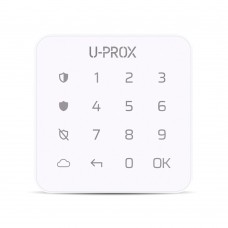 Беспроводная сенсорная клавиатура ITV U-Prox Keypad G1 White для управления одной охранной группой