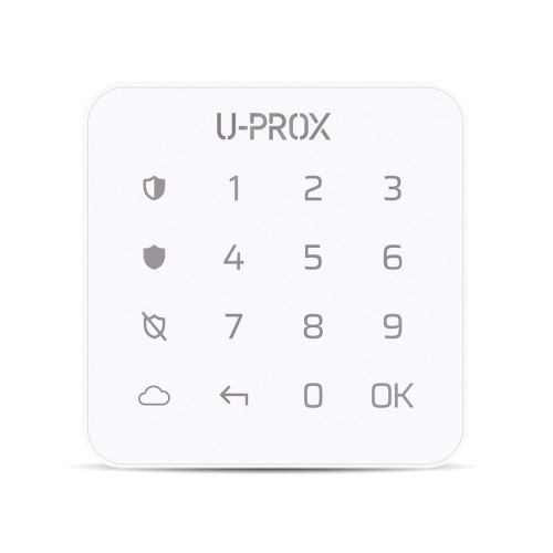 Беспроводная сенсорная клавиатура ITV U-Prox Keypad G1 White для управления одной охранной группой