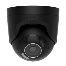 IP-відеокамера 5Mp Ajax TurretCam HL (5 Mp/4 mm) Black f=4mm, ІЧ+LED-підсвічування, з мікрофоном