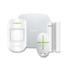 Комплект беспроводной сигнализации Ajax StarterKit Plus белый с WiFi, 2G, 3G и Ethernet