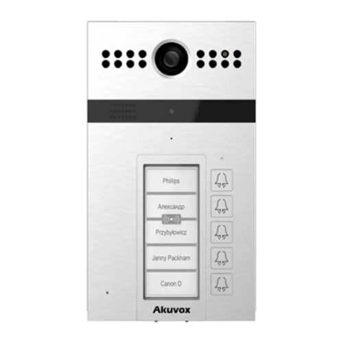 Пятиабонентная вызывная панель R26B Akuvox