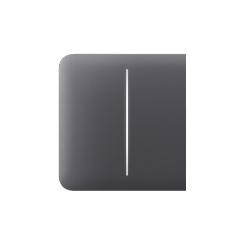 Кнопка Button (графит/графит) для LightSwitch SideButton (2-gang) Ajax