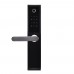Замок биометрический автономный Trinix TRL-5104BTF Black Left с Bluetooth, считывателем отпечатков пальцев и карт Mifare