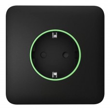 Фронтальная панель Ajax SoloCover (smart) [type F] [55] ASP black/черная для умной розетки Outlet (type F)