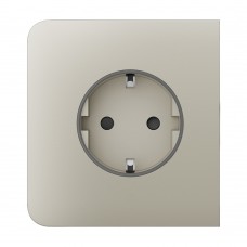 Фронтальная панель Ajax SideCover (basic) [type F] ivory/слоновая кость для розетки Outlet (type F)