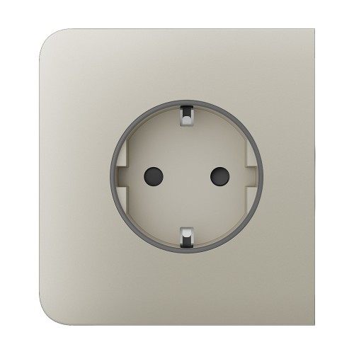 Фронтальная панель Ajax SideCover (basic) [type F] ivory/слоновая кость для розетки Outlet (type F)