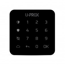 Беспроводная сенсорная клавиатура ITV U-Prox Keypad G1 Black для управления одной охранной группой