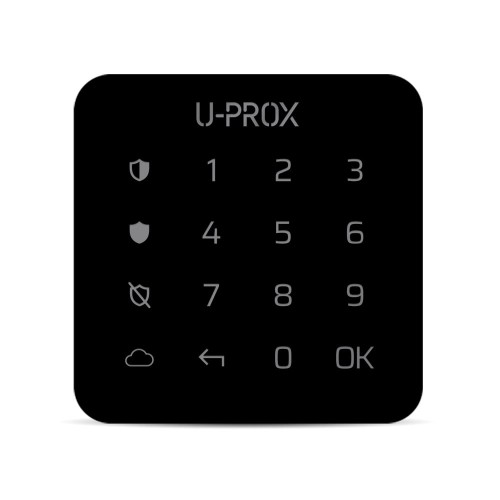 Беспроводная сенсорная клавиатура ITV U-Prox Keypad G1 Black для управления одной охранной группой