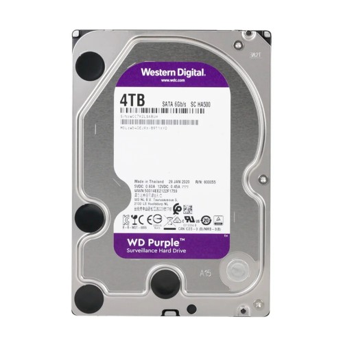 Жесткий диск 3.5" 4TB 64MB Western Digital Purple WD40EJRX