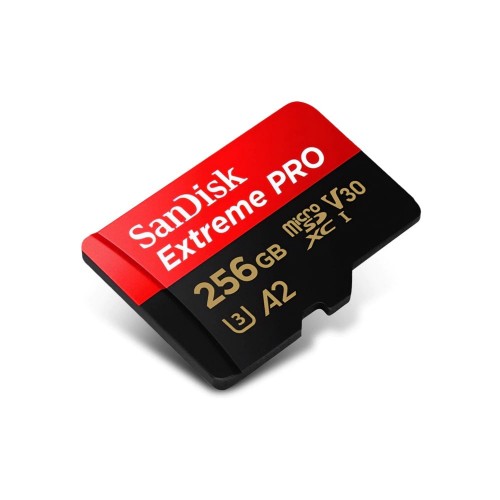 Карта пам’яті miсroSDXC 256GB SanDisk Extreme PRO з SD-адаптером class 10 UHS-I U3 V30
