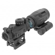 Коліматорний приціл Sig Sauer Romeo-MSR 2MOA red dot зі збільшувачем Juliet3-Micro 1-3X