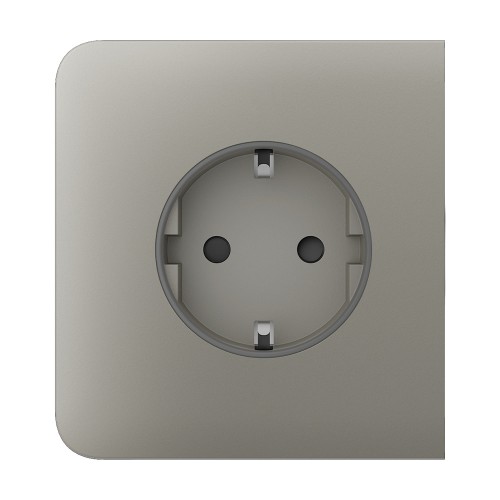 Фронтальная панель Ajax SideCover (basic) [type F] olive/оливковая для розетки Outlet (type F)