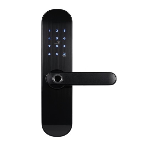 Замок биометрический автономный Trinix TRL-5103BTF Black Right с Bluetooth, считывателем отпечатков пальцев и карт Mifare