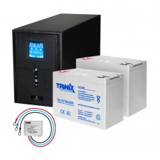 Комплект резервного питания: Kraft PSW2000VA/1600W(LCD)24V UPS + гелевая батарея 1905 Вт*ч
