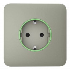 Фронтальная панель Ajax SoloCover (smart) [type F] [55] ASP olive/оливковая для умной розетки Outlet (type F)