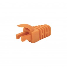 Чехол изолирующий для разъема RJ-45 Cat.5/Cat.6, (N) ПВХ оранжевый, 100 шт.