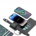 Повербанк 10000mAh Choetech B695 Black QC3.0 PD3.0 бездротова зарядка смартфонів та Apple Watch