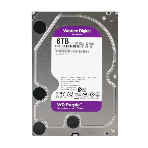 Жесткий диск 3.5" 6TB 64MB Western Digital Purple WD60EJRX