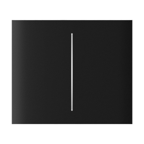 Кнопка Ajax CenterButton (2-gang) vertical black/чорна для Ajax LightSwitch vertical