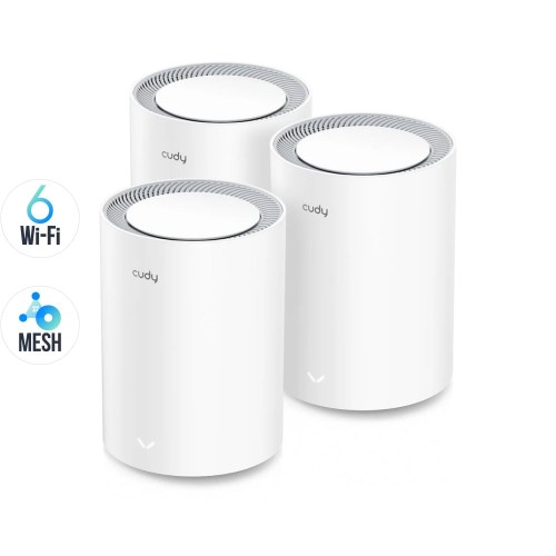 Маршрутизатор WiFi Mesh-система WiFi 6 Cudy M1800 (3-Pack) 3 штуки двухдиапазонные гигабитные