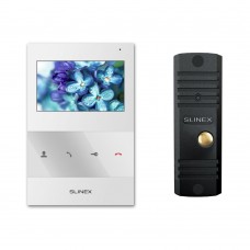 Комплект відеодомофона Slinex SQ-04 White + ML-16HR Black