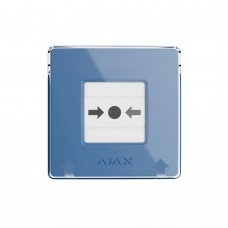 Беспроводная кнопка для активации пожарной тревоги вручную Ajax ManualCallPoint Blue Jeweller
