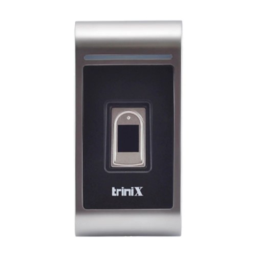 Біометричний антивандальний термінал Trinix TRR-1102MFI(WF) зі зчитувачем відбитків пальців і карт Mifare