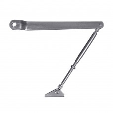 Колено для доводчиков Dortec DT65ARM Silver с фиксацией дверей в открытом положении