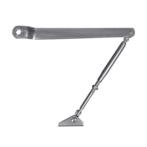 Колено для доводчиков Dortec DT65ARM Silver с фиксацией дверей в открытом положении